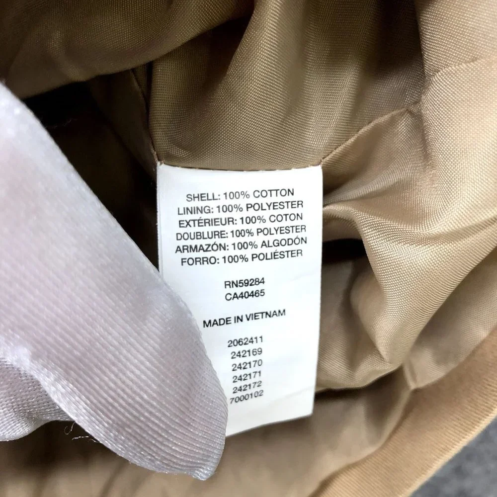 Children's Place Trench Coat Girls 2T‎ Hooded Tan Beige Khaki Cotton Spring Fall